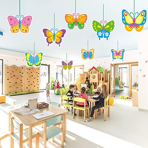 45 PCS Izrezi leptira za uređenje biltena u učionici proljetno ljeto kući natrag u školski dekor