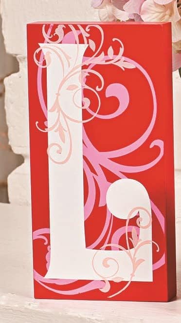 Ljubavni blokovi drveni V-Day poklon stol Top Dekoracija Kućni naglasak crvena ružičasta bijela svitka Dizajn oblika srca Romantični