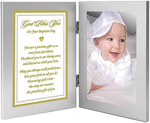 Poklon za krštenje za dječaka ili djevojčicu, dragocjeni dar od Boga, dodajte 4x6 inčni fotografiju