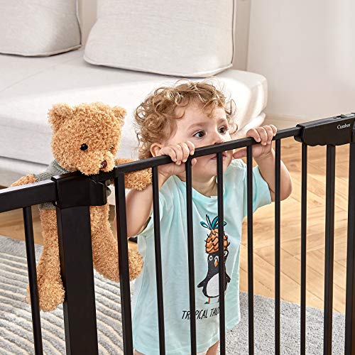 Dobitnik nagrade za bebe 29,5-46 automatsko zatvaranje stubišta, lako instalirana vrata za pse pod pritiskom / okov za unutarnju upotrebu