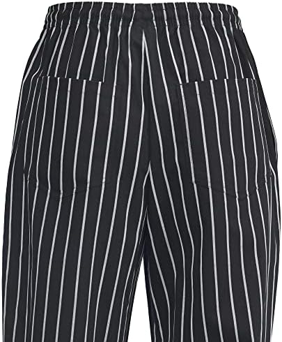Winco UNF-3cs krede Stripe Chef hlače, male, chalkstripe