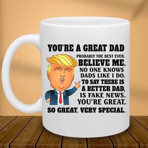 Božićna šalica s govorom velikog oca Trumpa, Božićna šalica s govorom velikog oca, ti si sjajan Tata, vjerojatno najbolja šalica na