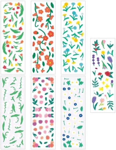 2.6 listova konfeta pelud vrpca akvarel estetske tiskanice dnevnik planer kalendar Korejski set naljepnica originalni papir, 1,97,
