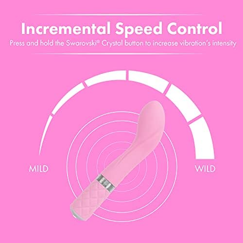 Jastuk razgovor sassy g-topot silikonski punjiv vibrator, 8 inča, ružičasti