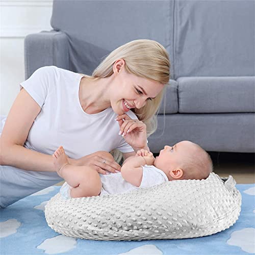 Novorođenčad bebe super mekana premium minky dot 2 pakiranje poklopac ležaljke uklonjivi poklopac ležaljke za bebe maramice veličine