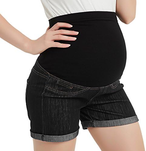 Traperice za trudnice u donjem rublju, pamučne trudničke kratke hlače visokog struka, ljetne lanene hlače