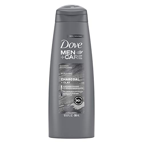 Šampon za muškarce + šampon za zdravu kosu s ugljenom i glinom, prirodna biljna sredstva za čišćenje, svježa, 12 oz