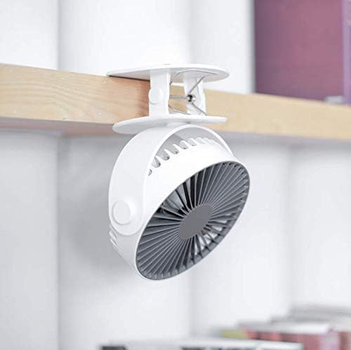 Razzum Electric Fan, s isječkom USB Mini prijenosni prijenosni punjenje ventilatora, ventilator