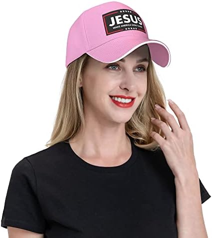 Isus će Ameriku ponovno učiniti pobožnom šešir Isus 2024 naša jedina nada bejzbol kapa Isus je moj Spasitelj Trumpov šešir za žene