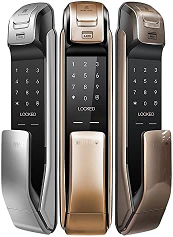 RTBBYU PUSH PULT ručicu s otiskom prsta Digital Smart Home Lock i Provjera kartice