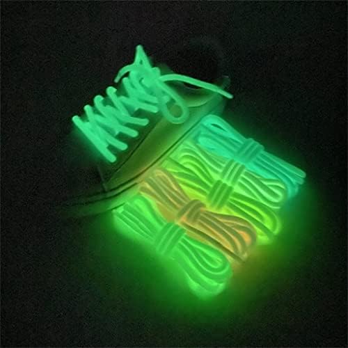 Tbiiexfl noć trčanje casual ličnosti shoelaces reflektivne cipele divlje cipele unisex 1 par cipela