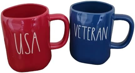 Rae Dunn, SAD, set keramičkih šalica za kavu, šalice za čaj/veteranske šalice.