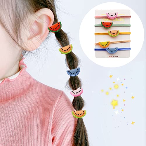25pcs slatki pribor za kosu za djevojčice šareno voće dječja traka za glavu držač za konjski rep dječja traka za kosu za djevojčice