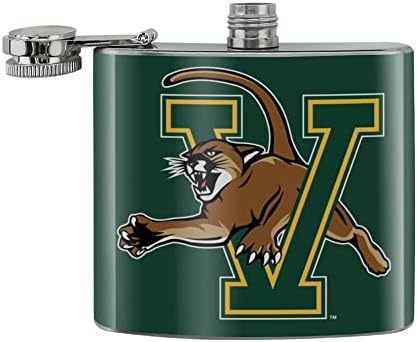 Tikvica od nehrđajućeg čelika s logotipom Sveučilišta Vermont u obliku bubrega od 5 unci