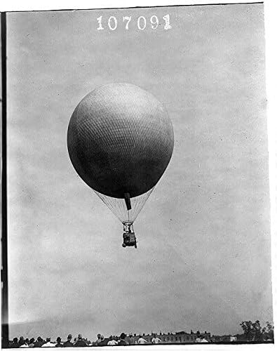 Fotografija HistoricalFindings: Balon u letu tijekom operacija američkog signalnog korpusa u Ft. Myer, Virginia, 1907