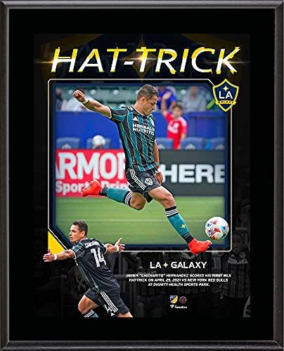 Chicharito Hernandez La Galaxy FC 10 X 13 Prva MLS hat -trick sublimirana ploča - nogometni plakovi i kolaži