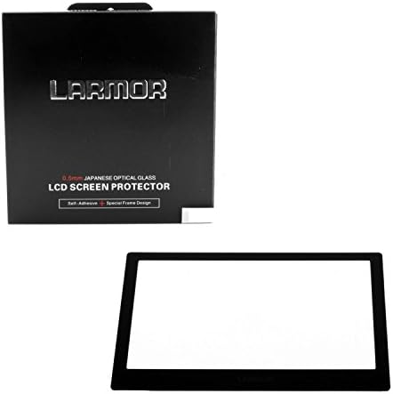 Larmor 0,5 mm samo-ljepljivo optičko staklo LCD zaštitnik zaslona za Nikon AW1 kameru
