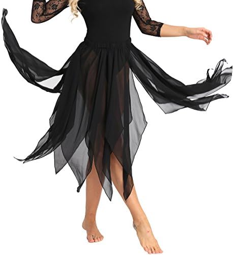 Chictry ženski trbušni ples Šifonska suknja s laganom rupkom rukom haljina
