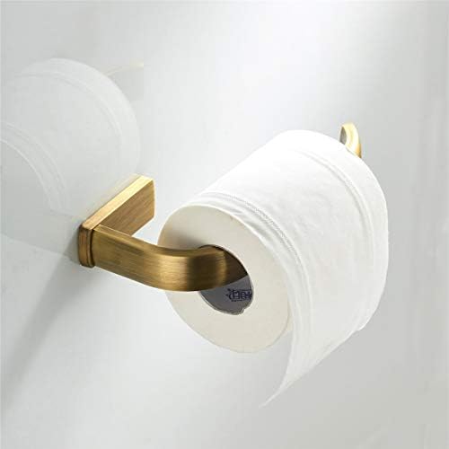 Flybath toaletni papir držač kotrljanja mesinganog dozatora antičkog tkiva za zid u kupaonici, četkana brončana