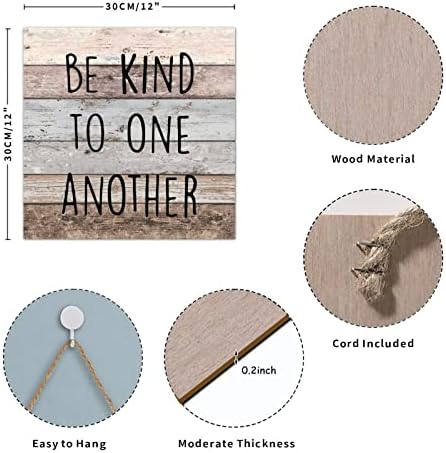 Ukrasni drveni znak Budite ljubazni jedni prema drugima Country Wood Craft Wood Home Sign Welcome Plaque Zidni dekor za blagovaonicu