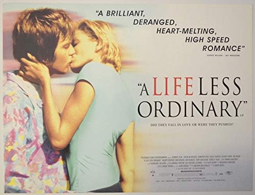 Život manje običan - 30 x40 d/s izvorni filmski plakat British Quad 1998