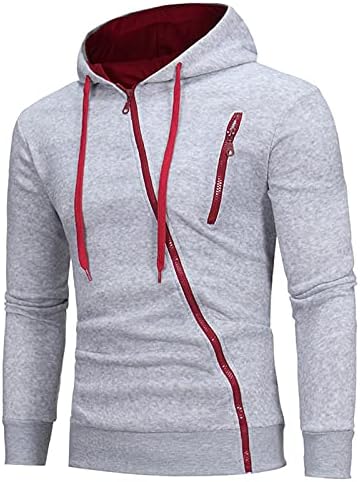 Zipper kapuljače za muškarce puni zip up Hoodie Predimenzionirane košulje dugih rukava muške majice majice Sportske majice