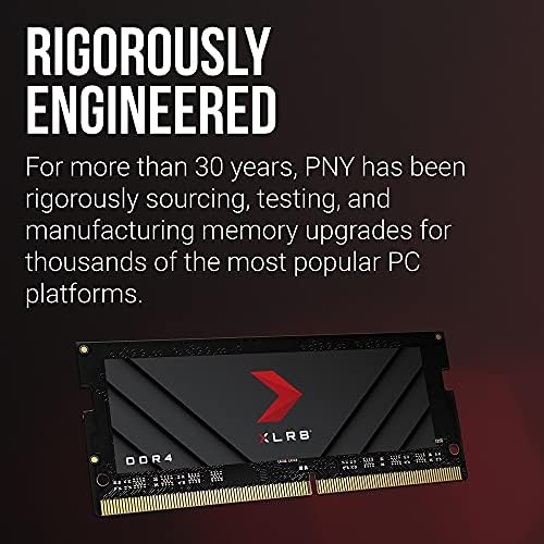 Memorija za laptop PNY XLR8 Gaming 16GB DDR4 3200MHz CL20 1.2 V – MN16GSD43200X