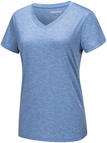 Magcomsen majica s kratkim rukavima za žensku majicu brze suhe atletske majice trčanje trening joga vrh majice za performanse