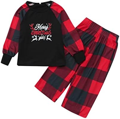 Božićna pidžama za obiteljsku tatu pidžama PJS odjeće za spavanje koje odgovaraju obitelji osjećaj pidžame dječaci veličine 16