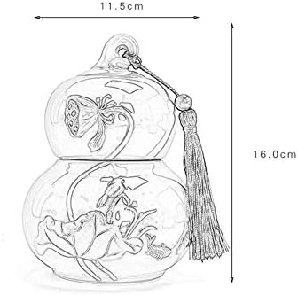 Gaofao Calrm za pepeo kremiranje Mali suvenir Osoba sahranjen pepeo ili PET komemorativna keramika 11,5 cm16 cm Calrm