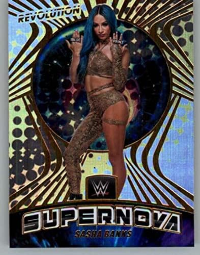 2022. Panini Revolution WWE supernova 10 Sasha Banks Wrestling Trgovačka kartica