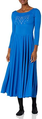 Clementine Pohvale i liturgijska ženska klasična plesna haljina s blistavim rhinestoneom