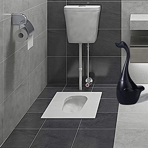 Bedre toaletna četka, kreativni toaletni četkica oblika labuda s držačem set baza čista četka za kupaonicu za toaletni pribor za čišćenje