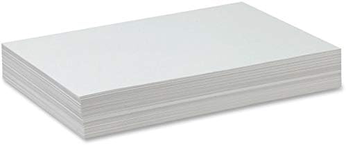 Pacon crtanje papira P4742, bijela, standardna težina, 12 x 18, 500 listova i super vrijednosne ploče, 22 x28, bijela, 50 listova i