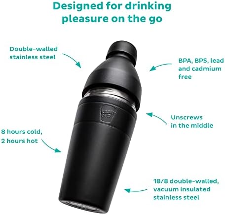 KeepCup toplinska boca od nehrđajućeg čelika | Vakuum izolirana The Termos za putničku kavu s poklopcem dokazanog izlijevanja | Velika