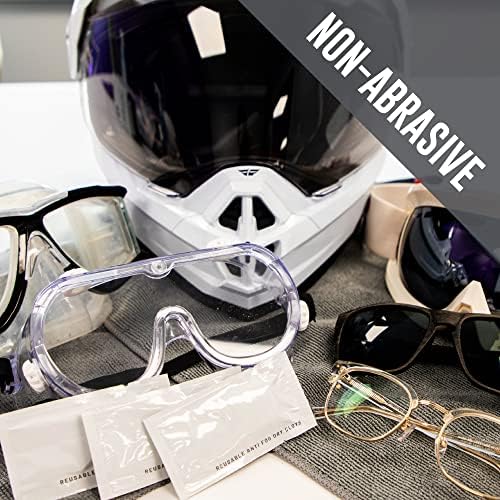 Defog It Anti Magl Chirps za višekratnu upotrebu 3-pakete, naočale, leće, naočale, štit za lice, zaslon telefona, aktivacija vlage