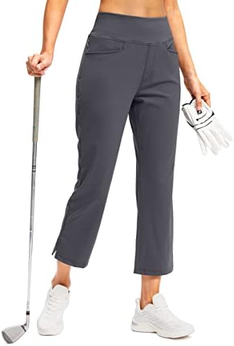 SOOTHFEEL ženske golf hlače s 5 džepova s ​​visokim strukom Sweetpants Put Atletic Work Wlegle hlače za žene