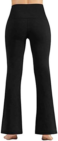 Ruive ženske joga hlače plus veličina crno bijela patchwork rastezljiva dame sportska odjeća zvona dna flare tajice