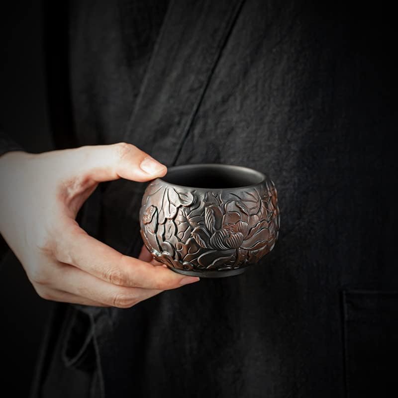 Madi Kay dizajnira ručno prešane visokokvalitetne keramičke čajne čajne šalice ljubičaste keramike kung fu čaj za čaj keramički čaj