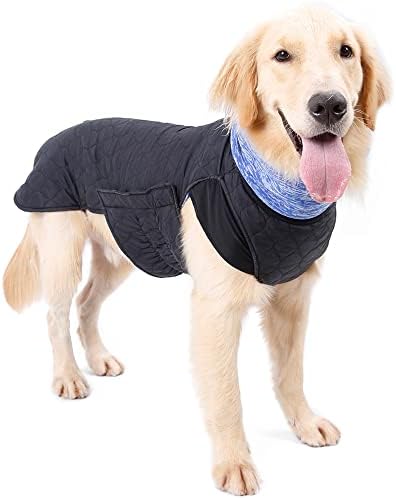 Odjeća za kućne ljubimce dvostrana zimska džemper za pse visoke ovratnike kućne ogrlice topla odjeća l