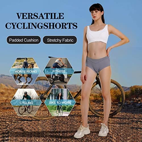 MeenTyoo žensko biciklističko donje rublje 4D podstavljene gel biciklističke bicikle kratke hlače planine donje kratke kratkih kratkih