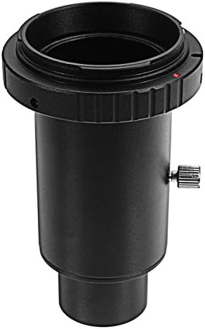 KDAFA adapter za montiranje teleskopa, 1.25inch Crna ekstenzija i astronomski adapter za nosač teleskopa za kanon kameru