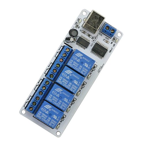 Sainsmart USB 4 kanal DC 12V relej modul Automatizacija za Arduino Raspberry Pi DSP AVR PIC ARM