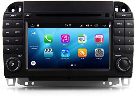 Android-sustav RoverOne u ploči s instrumentima u automobilu DVD-navigator za Mercedes-Benz S Klasa W220 W215 sa стереорадио Bluetooth