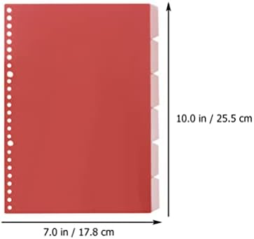 Plastične mape u boji kartice u boji 95 razdjelnici za uvezivanje 5kom plastični razdjelnici s odvojivim listovima razdjelnici stranica