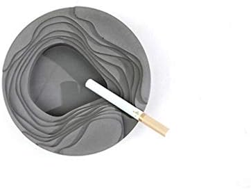 Shypt Creative Cement popločana pepeljastog pepela za unutarnju ili vanjsku upotrebu; Pepeljara cigareta