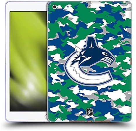 Dizajn glavnih slučajeva Službeno licenciran NHL Camuflage Vancouver Canucks Case Soft Gel kompatibilan s Apple iPadom 10.2 2019/2020/2021