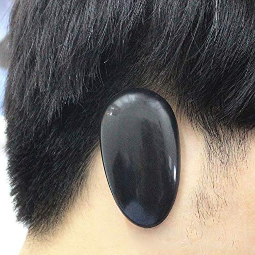 12 parova Crni plastični zaštitnik ušnog poklopca za zaštitnicu za frizuru za bojanje bojanje za kupanje tuš salon spa centar