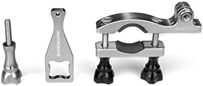 SANDMARC NAVETNI BOAT: 15-35 mm All-Aluminium upravljač, Post sjedala, bicikl i skijaški mount kompatibilan s GoPro herojem 11, Mini,