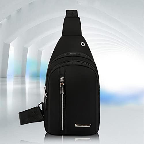 Crossbody Sling vrećica, vodootporna ruksačka vrećica s USB priključkom za punjenje, višenamjenski crossbody chends putovanja dnevnim